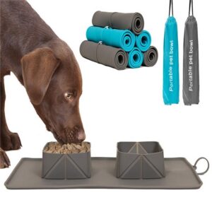 Dogs Puppy Bowls Silicone Bowls